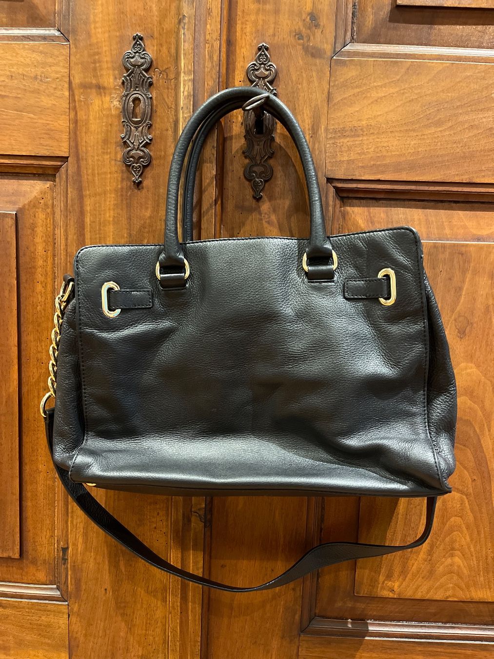Michael Kors Taschen für Damen: Michael Kors Ledertasche schwarz – Gebraucht aus Pratteln von Daily88 1