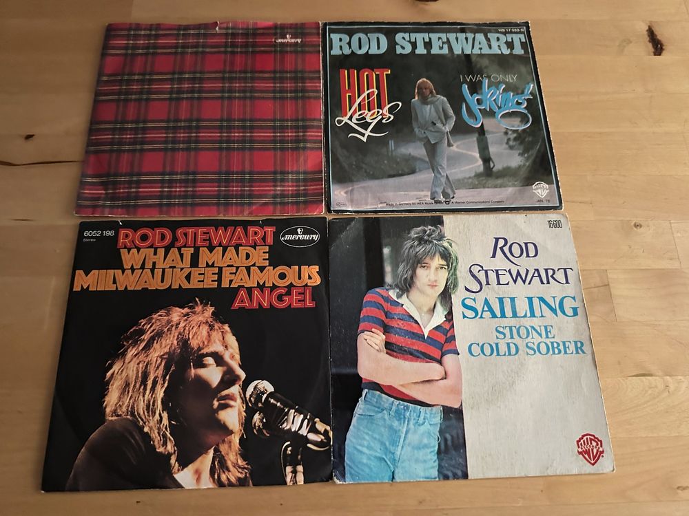 ROD STEWART tolle rare Single Sammlung Kult Top 1972-1978 (Gebraucht ...