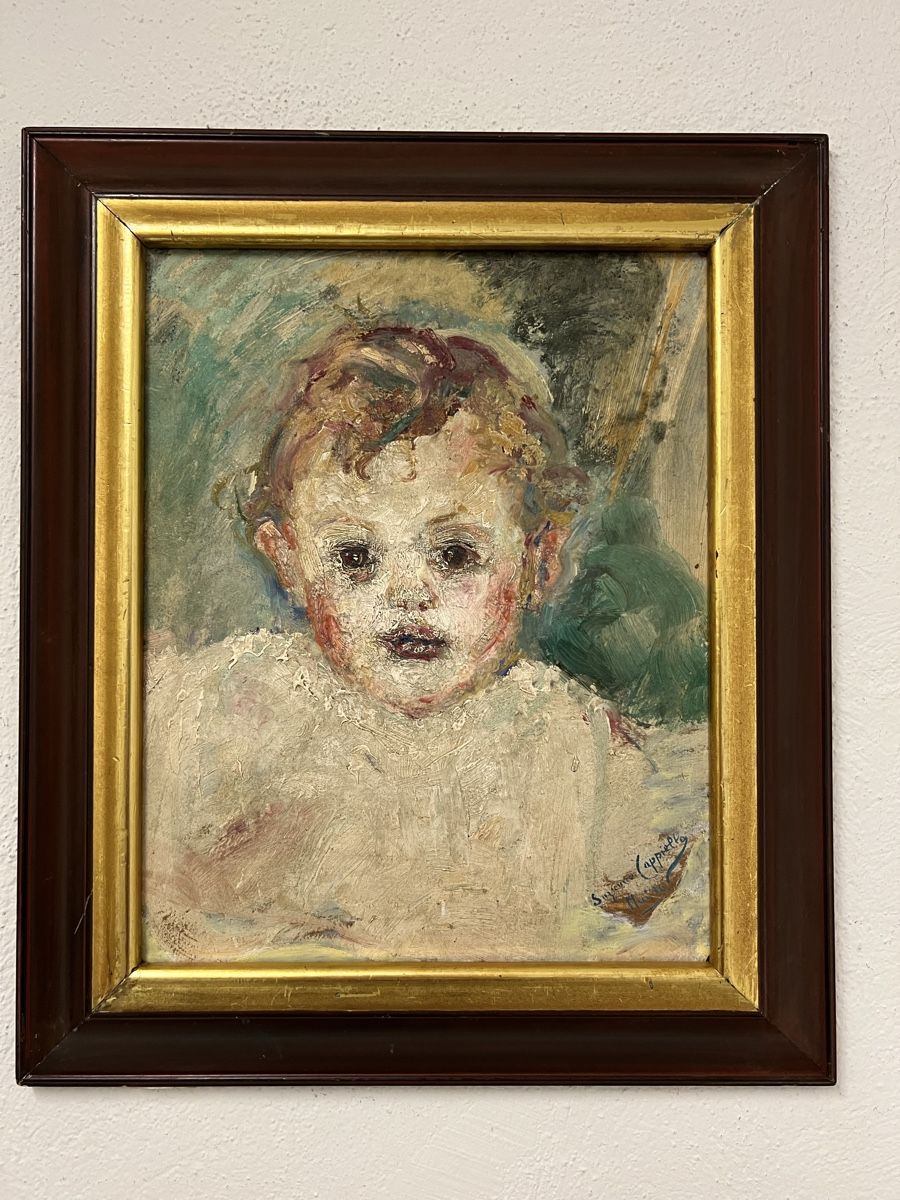 Dipinti: Alte Gemälde Eines Baby Sign – Usato da Hombrechtikon venduto da alfa54