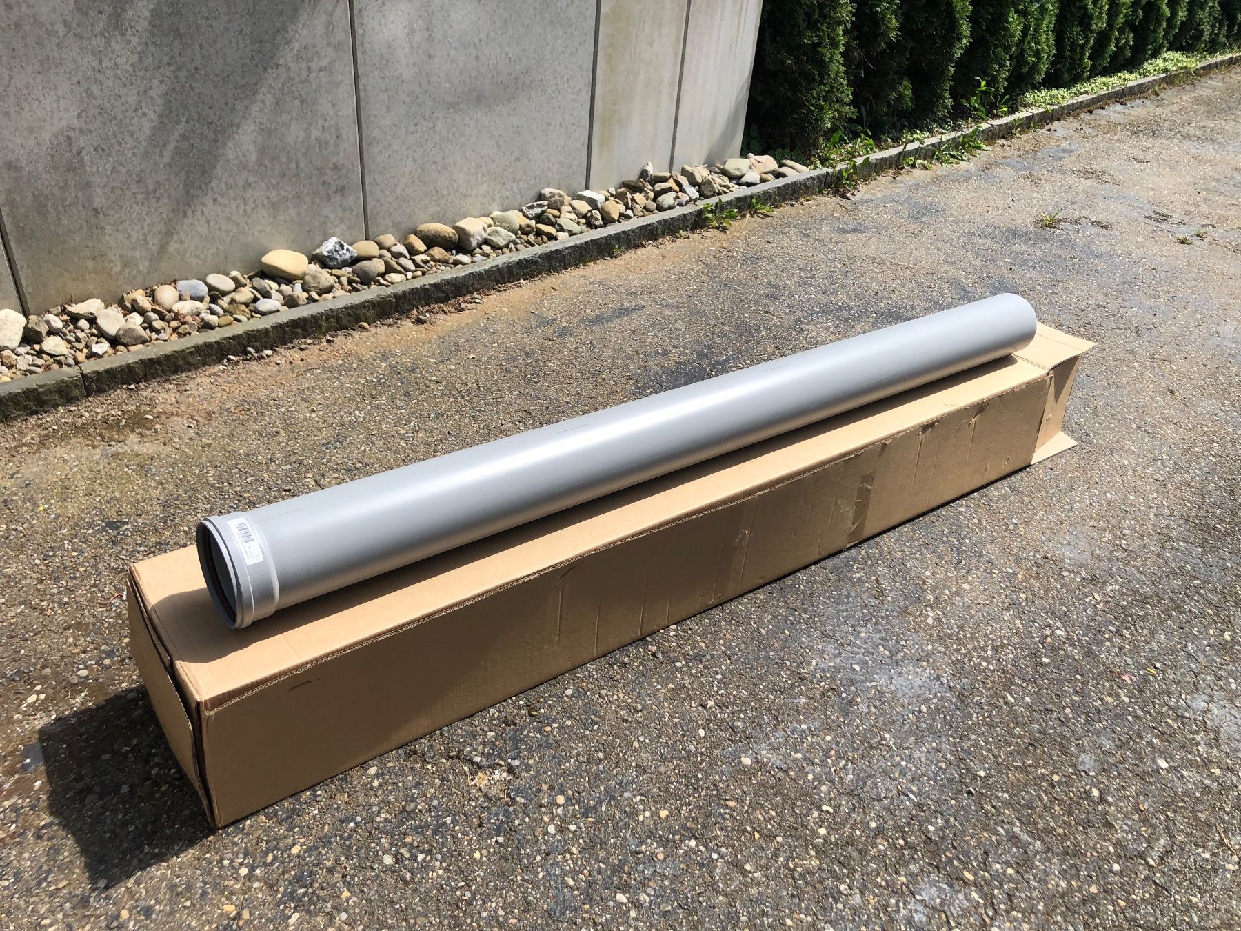 Cheminée: Abgasrohr Hoval E150PP L=2000mm Neu! – Neu und originalverpackt aus Widen von Paperboy2