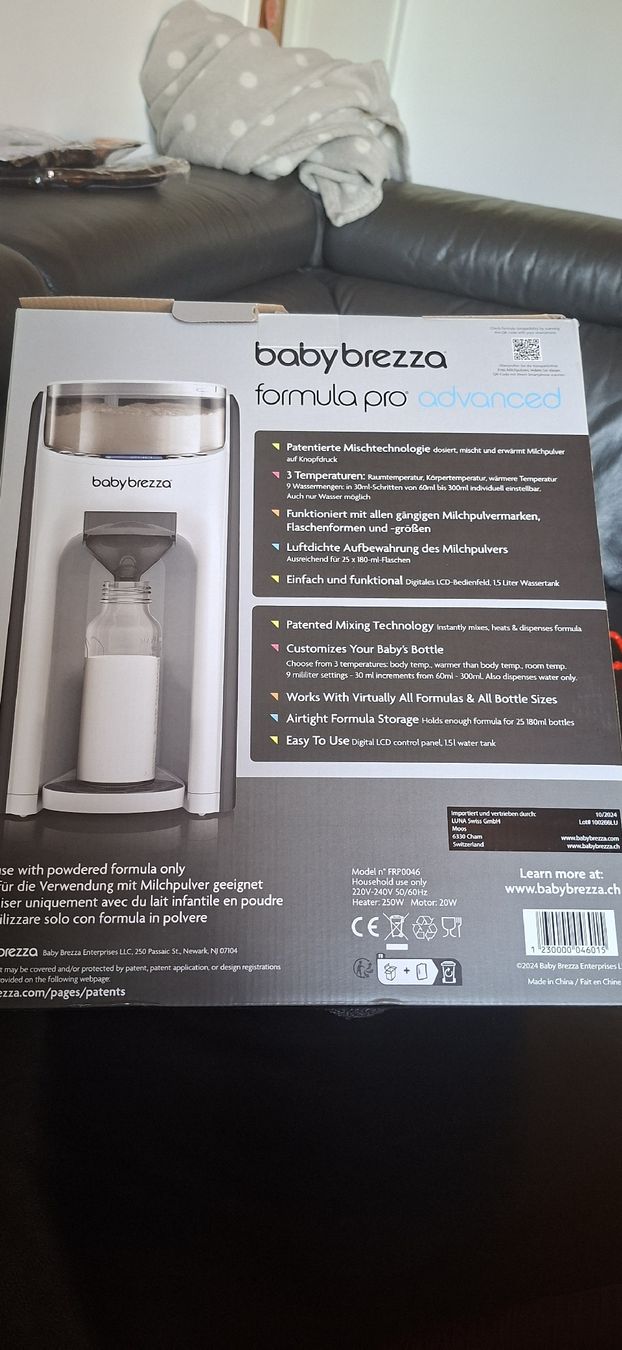 Pasti del neonato: Baby Brezza 2025 – Usato da Brügg BE venduto da sw210590 1