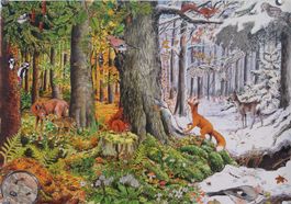 Plakat „Biodiversität und Lebensräume – Wald“ (2007)