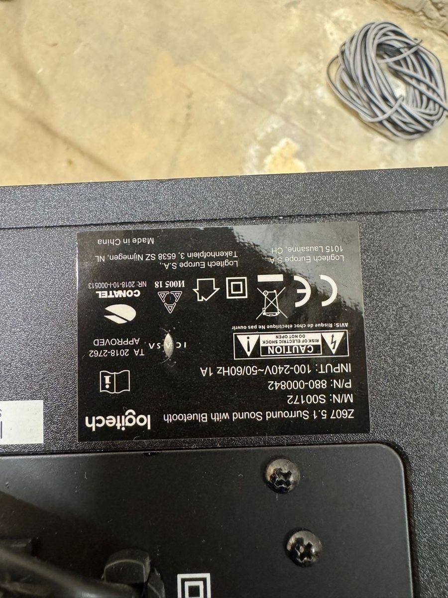 Logitech Casse acustiche: Système de son surround Logitech Z607 5.1 - Impeccable! – Usato da Monthey venduto da Susii_M 3