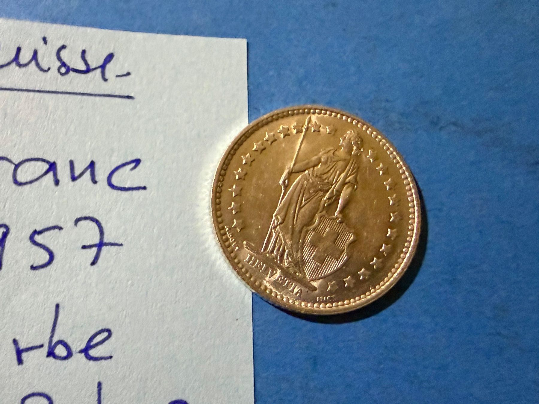 Alle Münzen: SUISSE : 1 FRANC 1957 - SUPERBE – Gebraucht aus genève von GEnumist 2