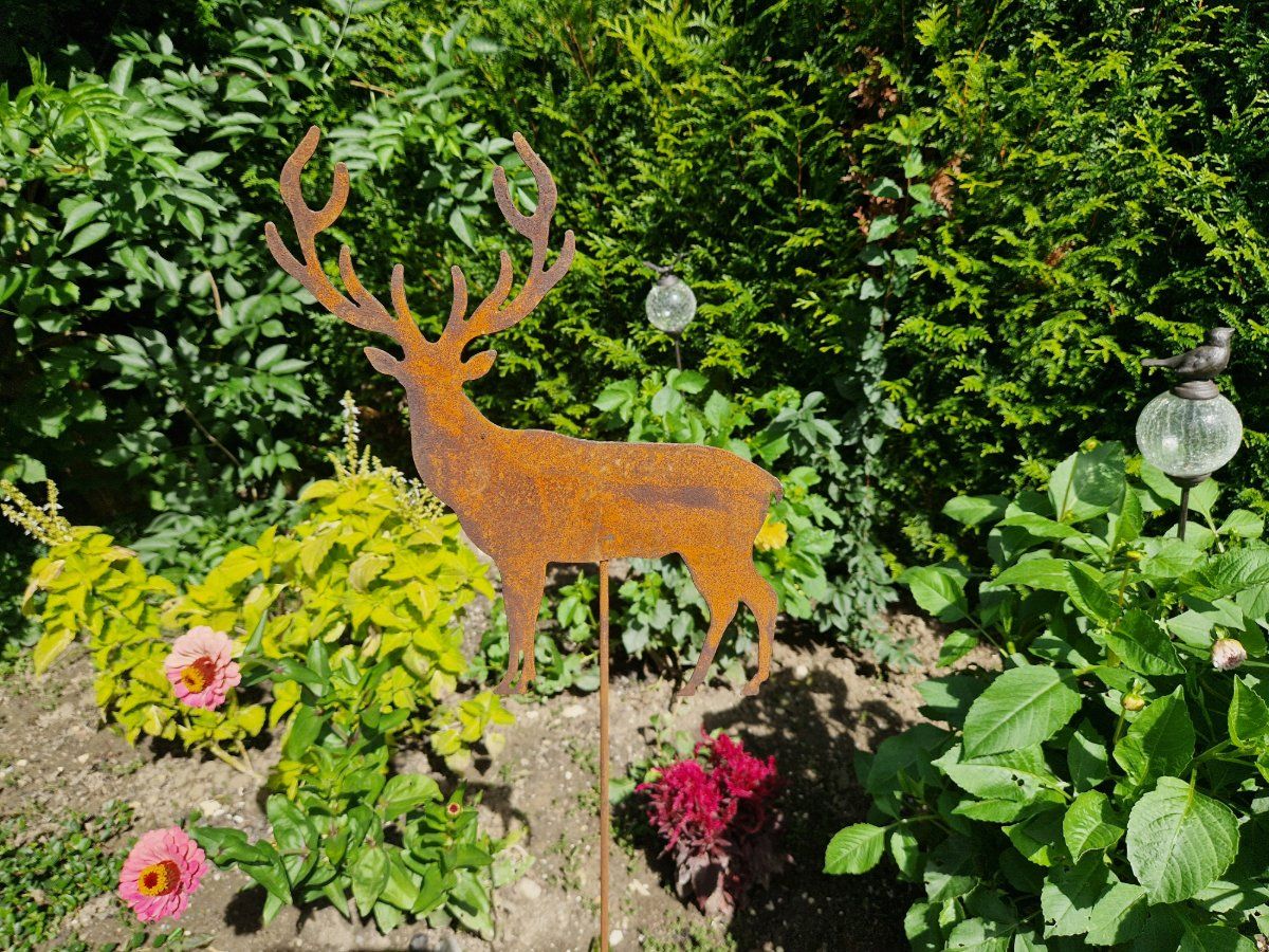 Tutte le decorazioni: Hirsch Rost ca. 120cm – Nuovo e nell'imballaggio originale da Matzendorf venduto da Gartendeko-Shop 1