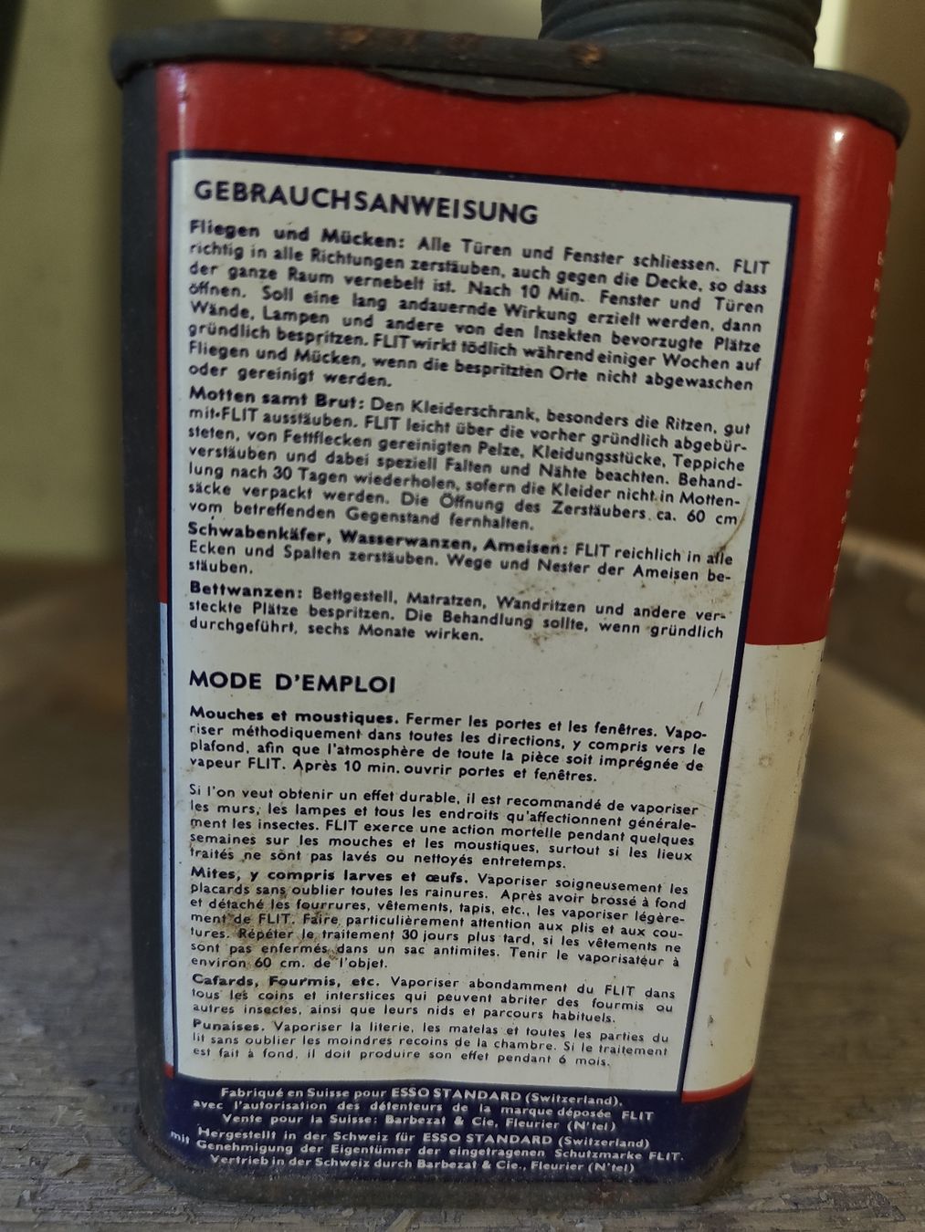 Accessori per altri veicoli: Flit insecticide d'époque  1940 – Usato da Troistorrents venduto da lRedKing 1