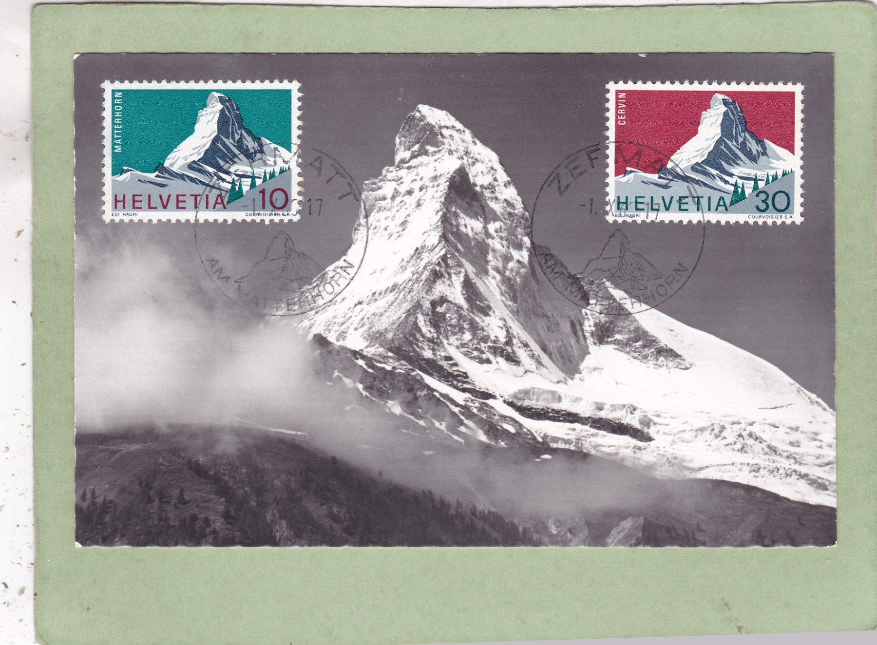 Cartes postales: Zermatt Matterhorn 1965 – D'occasion à Herisau par Lisegrat2008
