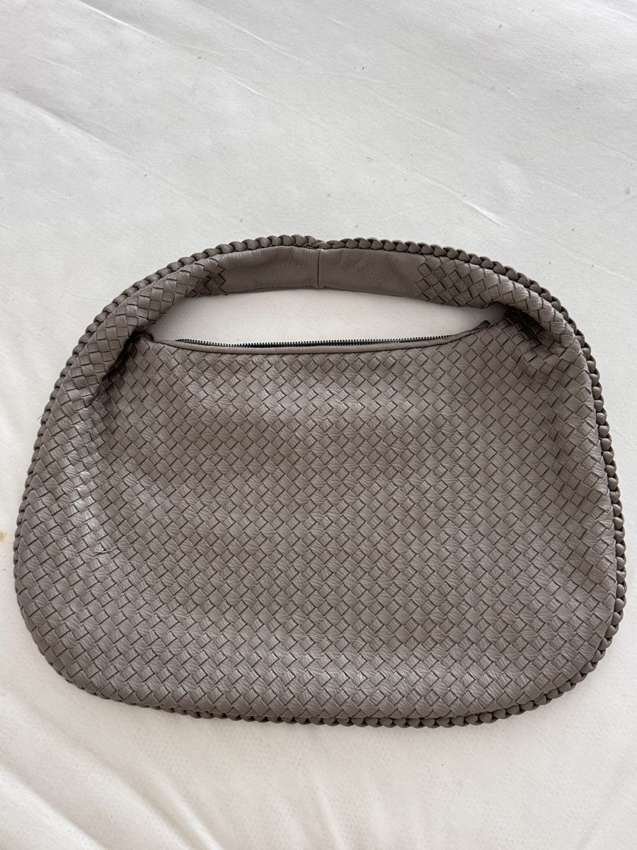 Borse da donna: neuwertig; modisch, geflochten, grau, hobobag – Usato da sargans venduto da lnoa 1