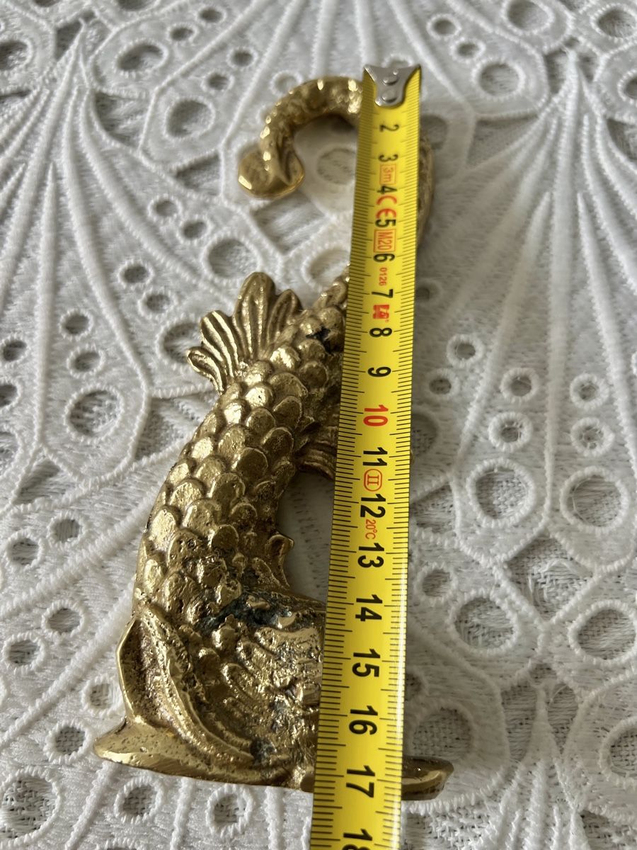 Figuren: Messing Delphin Figur Dekoration 700 Gram – Gebraucht aus Frenkendorf von Only1 6