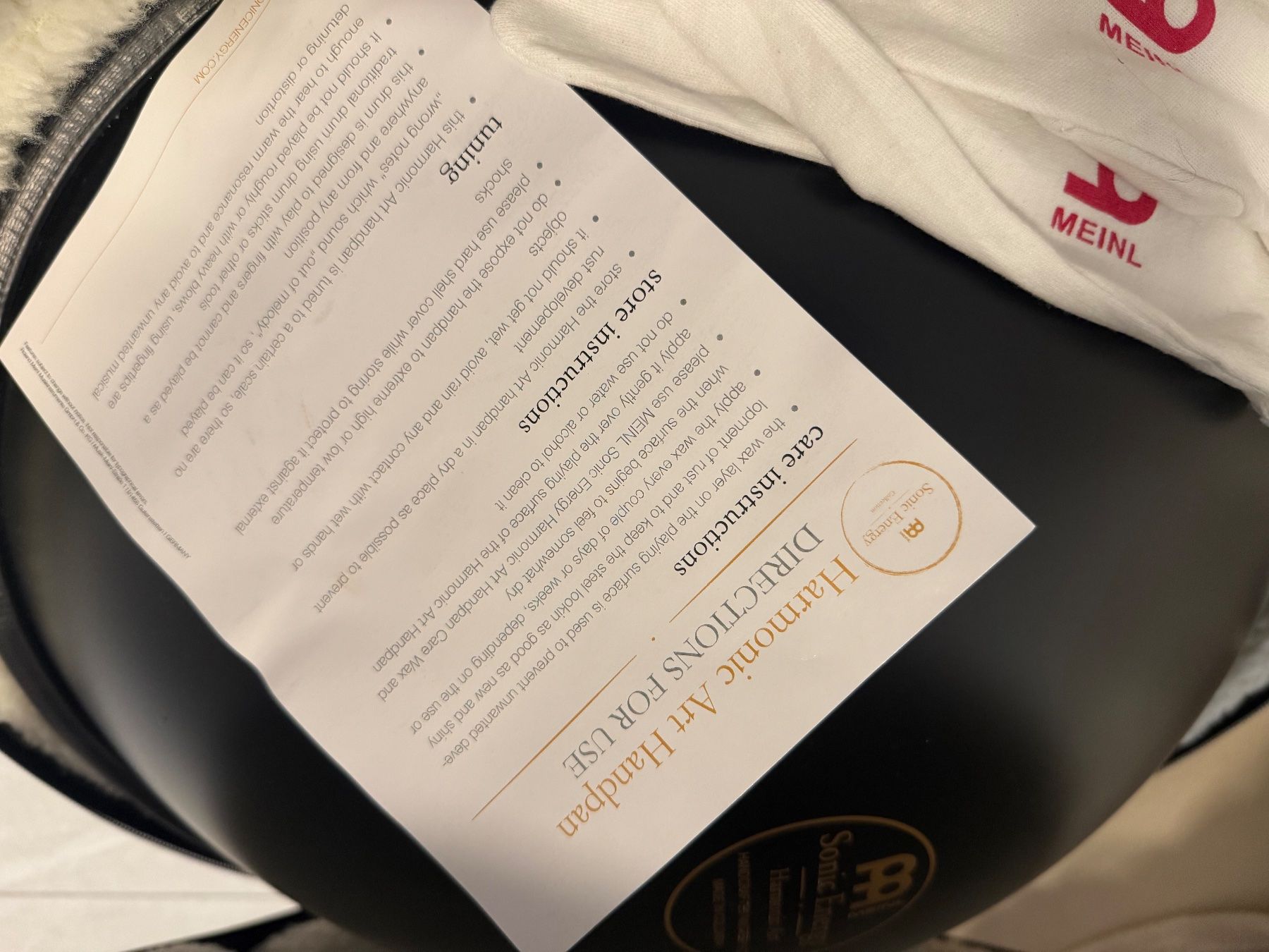 Meinl Strumenti musicali: Handpan Meinl  HD2 Harmonic Art + accessoires – Nuovo (secondo la descrizione) da Lausanne venduto da Sooom10 6