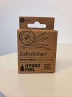 Hydrophil Bambus Zahnhölzer - 150 Stk. Minze-Fluorid - Neu!
