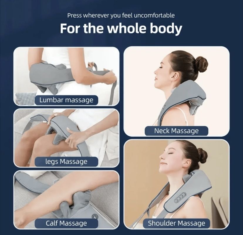 Dispositivi per massaggi: Kabelloser elektrischer Nacken- & Schultermassagegerät – Nuovo (secondo la descrizione) da Wohlen AG venduto da esm_c8gh