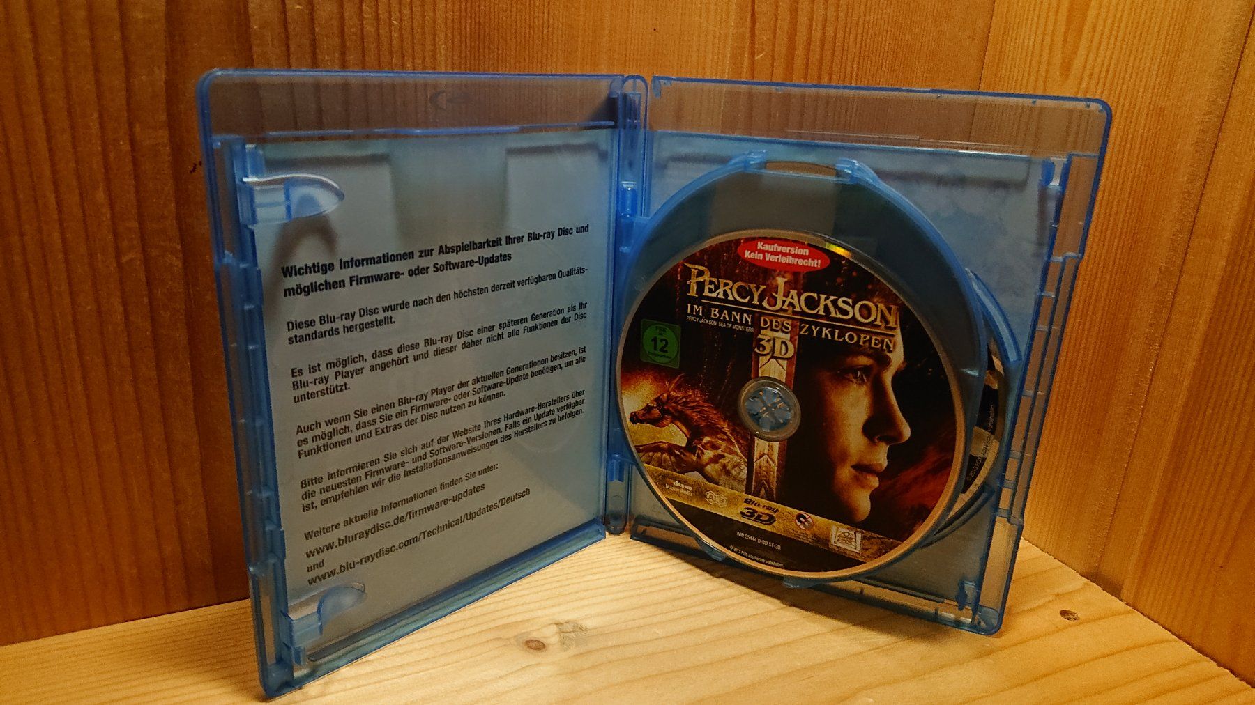 Tutti i DVDs: PERCY JACKSON Im Bann des Zyklopen in 3D Blu-Ray – Usato da Wilderswil venduto da Exebub 2