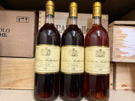 Chateau Suduiraut Sauternes 1990 3 bouteilles