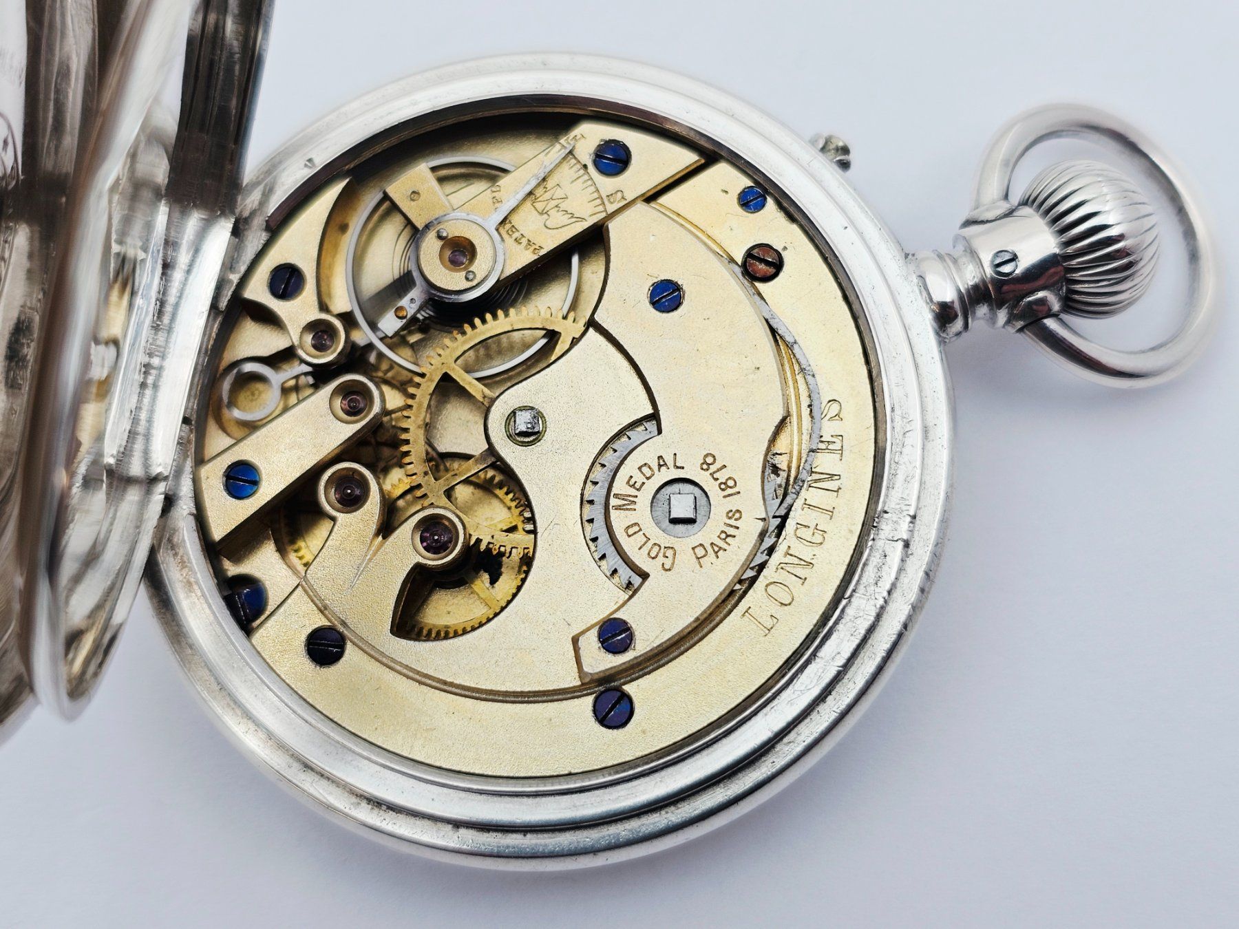 Longines Orologi: Longines Taschenuhr Silber – Usato da Bassersdorf venduto da AnkerWatch 4
