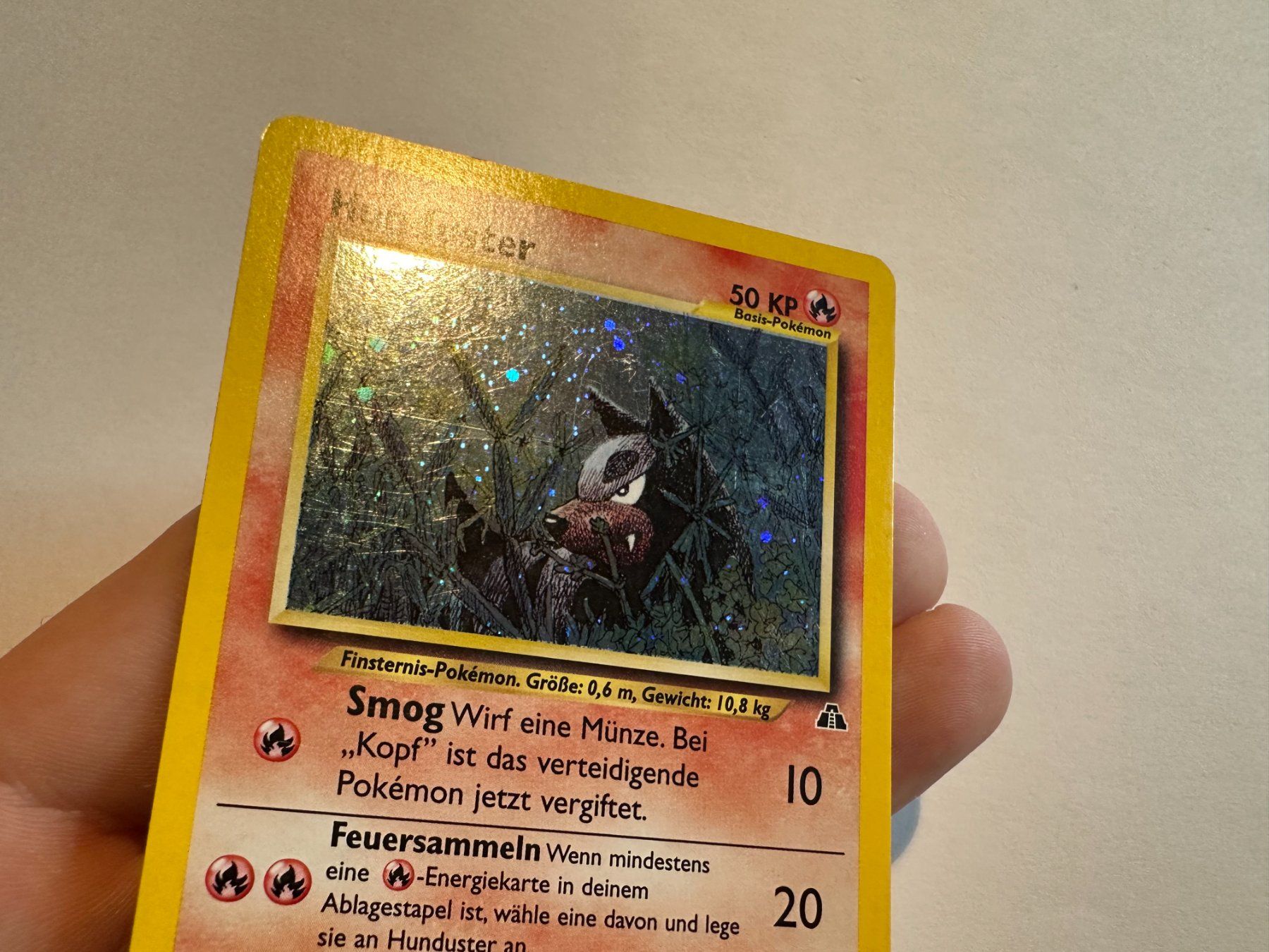 Pokémon Carte collezionabili: Hunduster holo Neo Entdeckung DE – Usato da Hagendorn venduto da Pokecollectorch 3