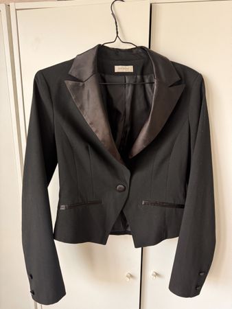 Schwarzer Blazer Frauen S Orsay