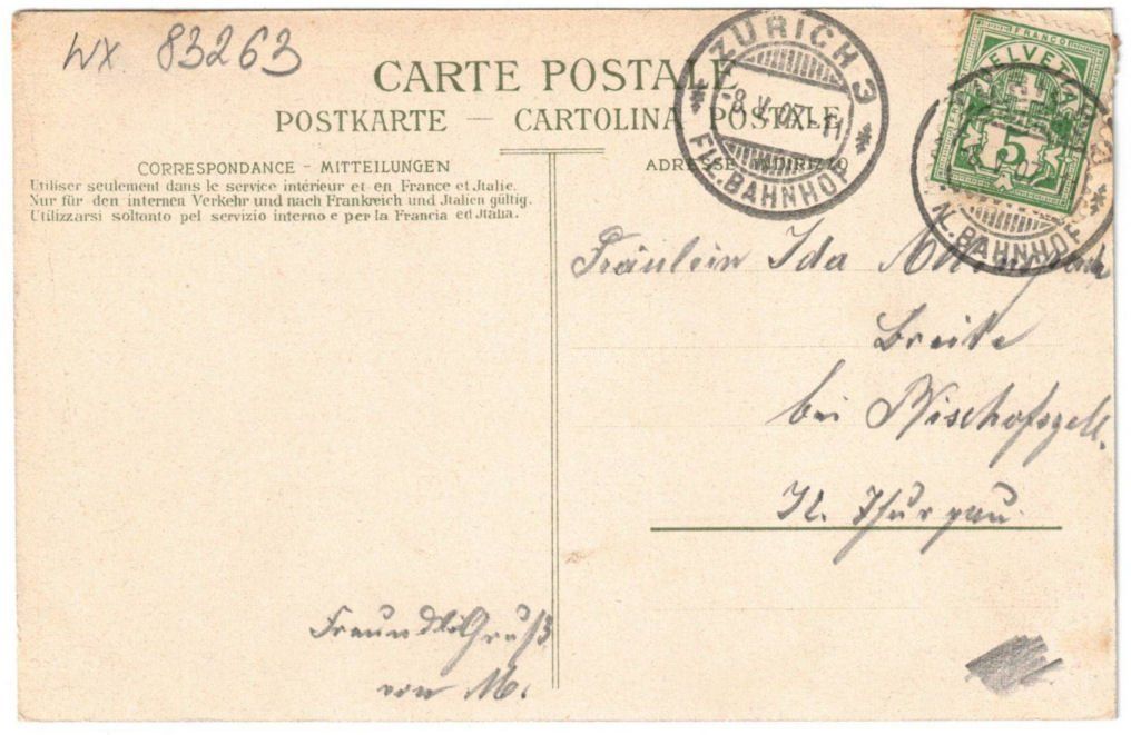 Cartoline postali: Zürich - Dolder mit Standseilbahn – Usato da Binningen venduto da Mountainrider 1