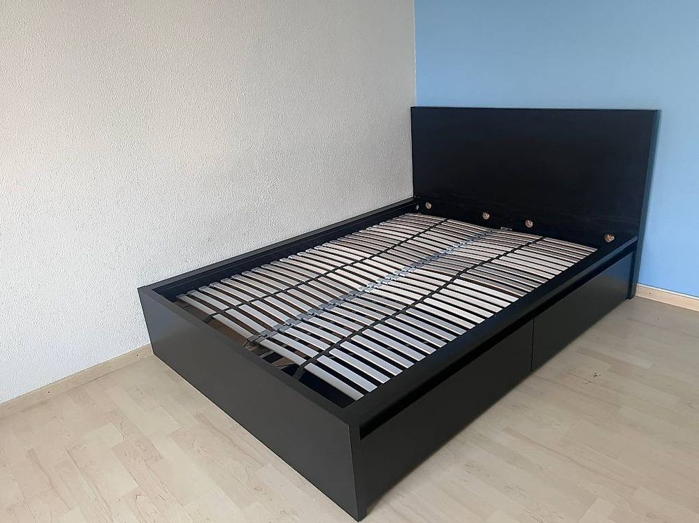 Malm Bett Mit Schubladen