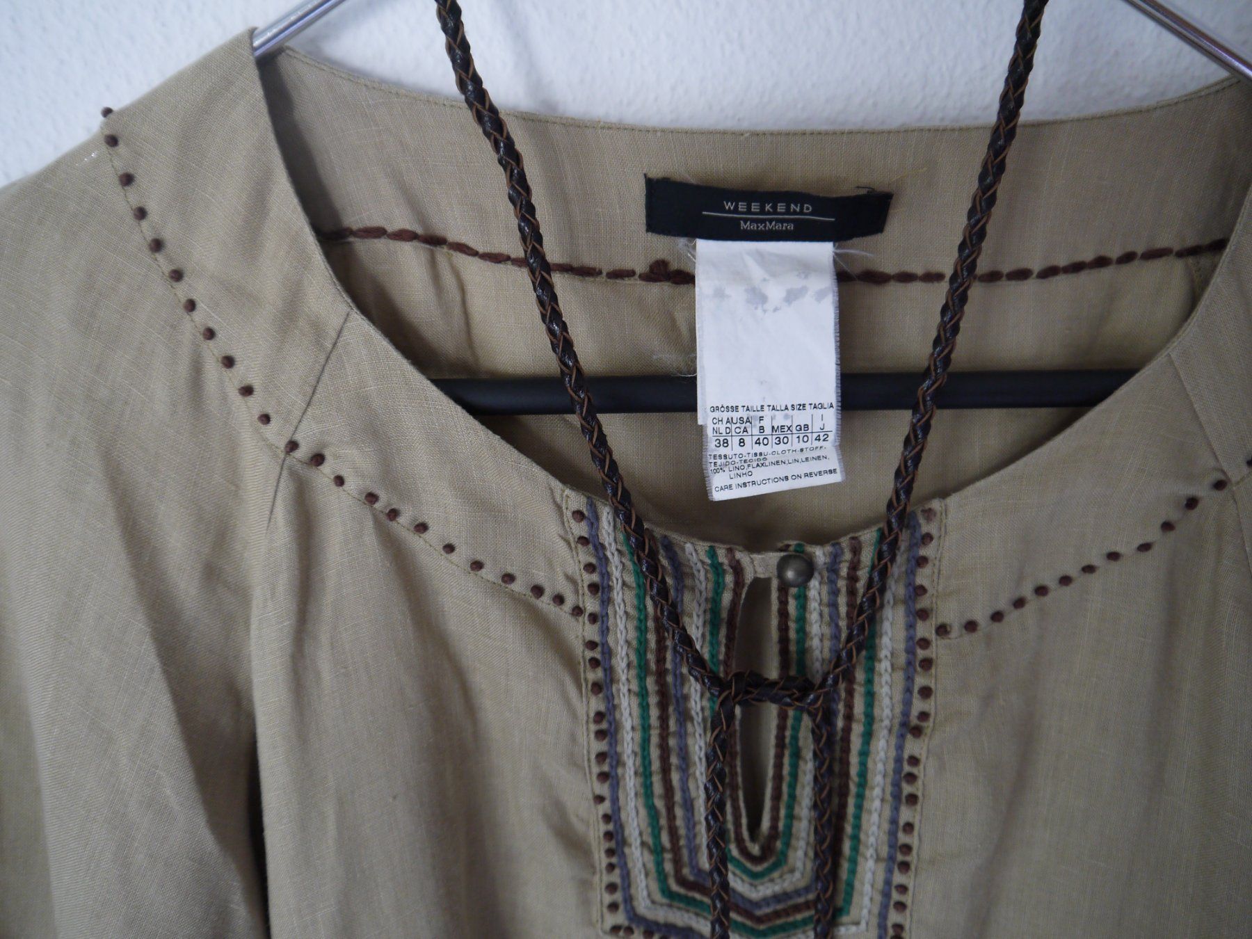 Max Mara Tuniche: WEEKEND MAX MARA Tunika / Bluse aus 100%Leinen – Usato da Hagendorn venduto da Blaf 1