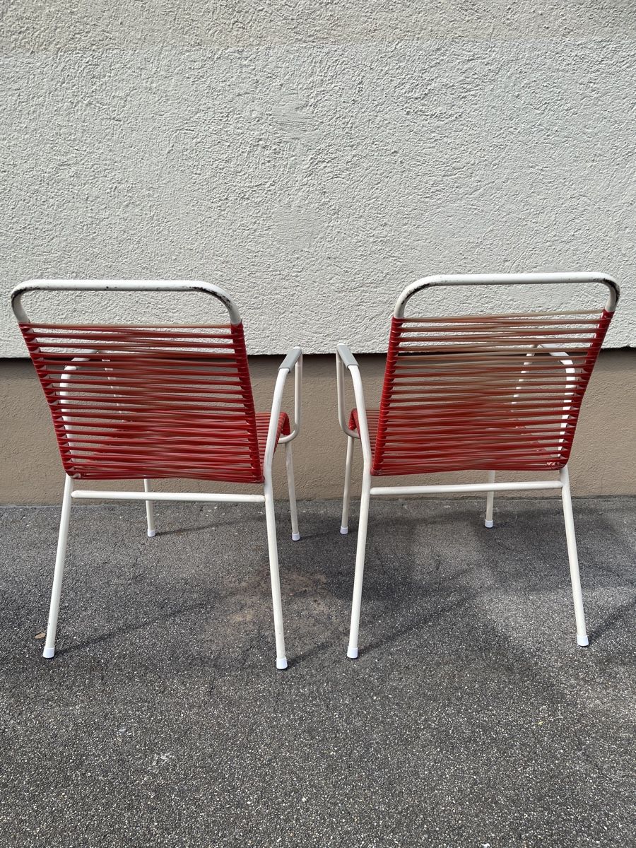 Sedie: Spaghetti Stühle Rot/Weiss  2 Stück – Usato da dietikon venduto da fernando011 1