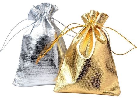 50 GESCHENKE BEUTEL - SÄCKLI - 7x9cm - SCHMUCKBEUTEL