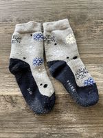 Falke Kindersocke Winter grau blau Grösse 33-34
