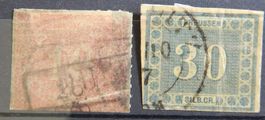 Preussen Kat. 20-21 gest. 1866 Kat. 310 Euro