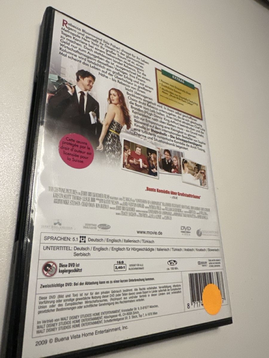 Tutti i DVDs: DVD Shopaholic – Usato da St. Gallen venduto da Ellly 1