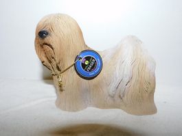 Süsse Lhasa Apso Hunde Figur Fraser Creations Keramik Fig...