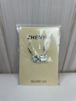 Elegante Silberohrringe 925 mit Zirkonia, neu und OVP