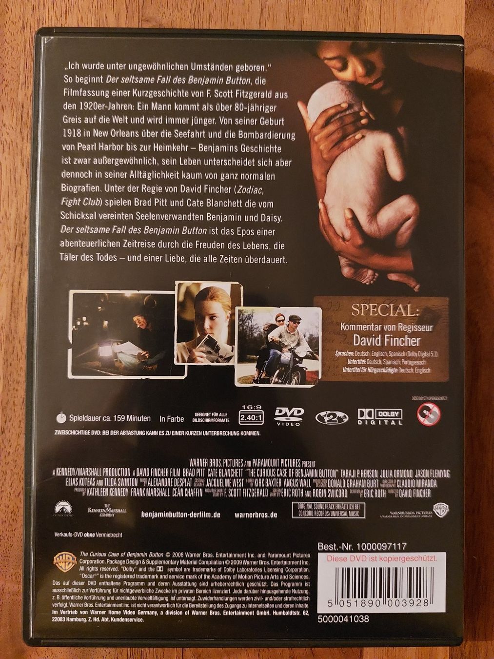 Alle DVDs: DVD - Der seltsame Fall des Benjamin Button – Gebraucht aus Rheinfelden von FilmAuktion 1