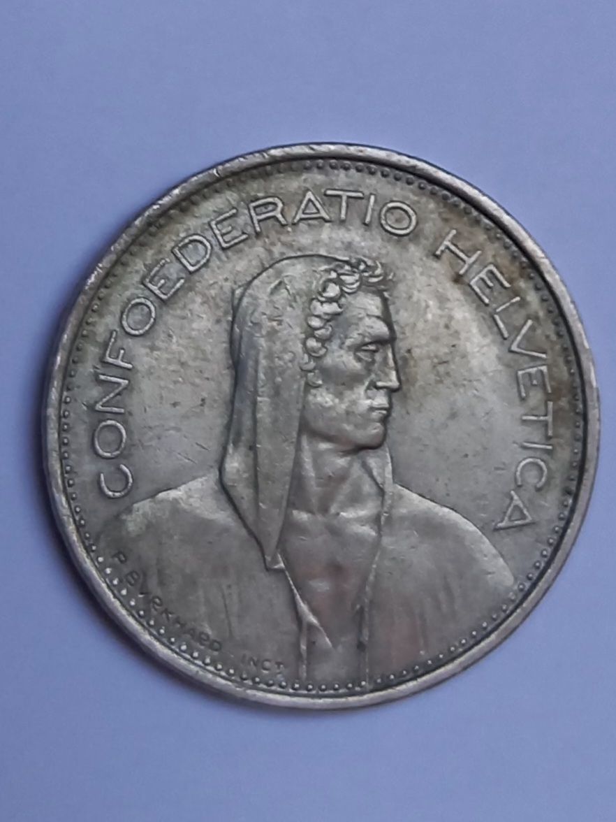 Tutti le monete: 5 FRANKEN - Schweizer Münzen, 1968 – Usato da Marbach LU venduto da Ilrebo 6