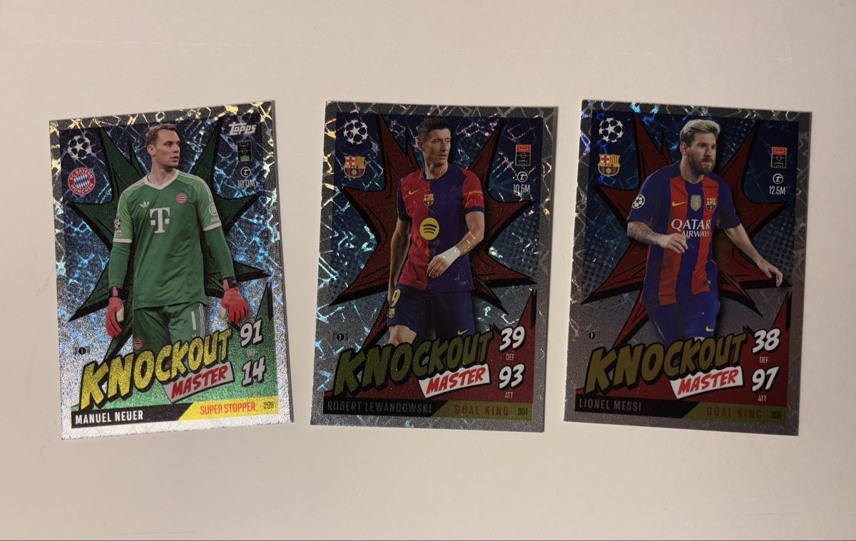 Topps Sammelbilder & Trading cards: Knockout Master Karten Match Attax Extra 24/25 – Neu (gemäss Beschreibung) aus Basel von JM_Cards