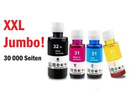 HP-31, HP-32 Nachfülltinte Nachfüllflaschen Tinte Tank JUMBO