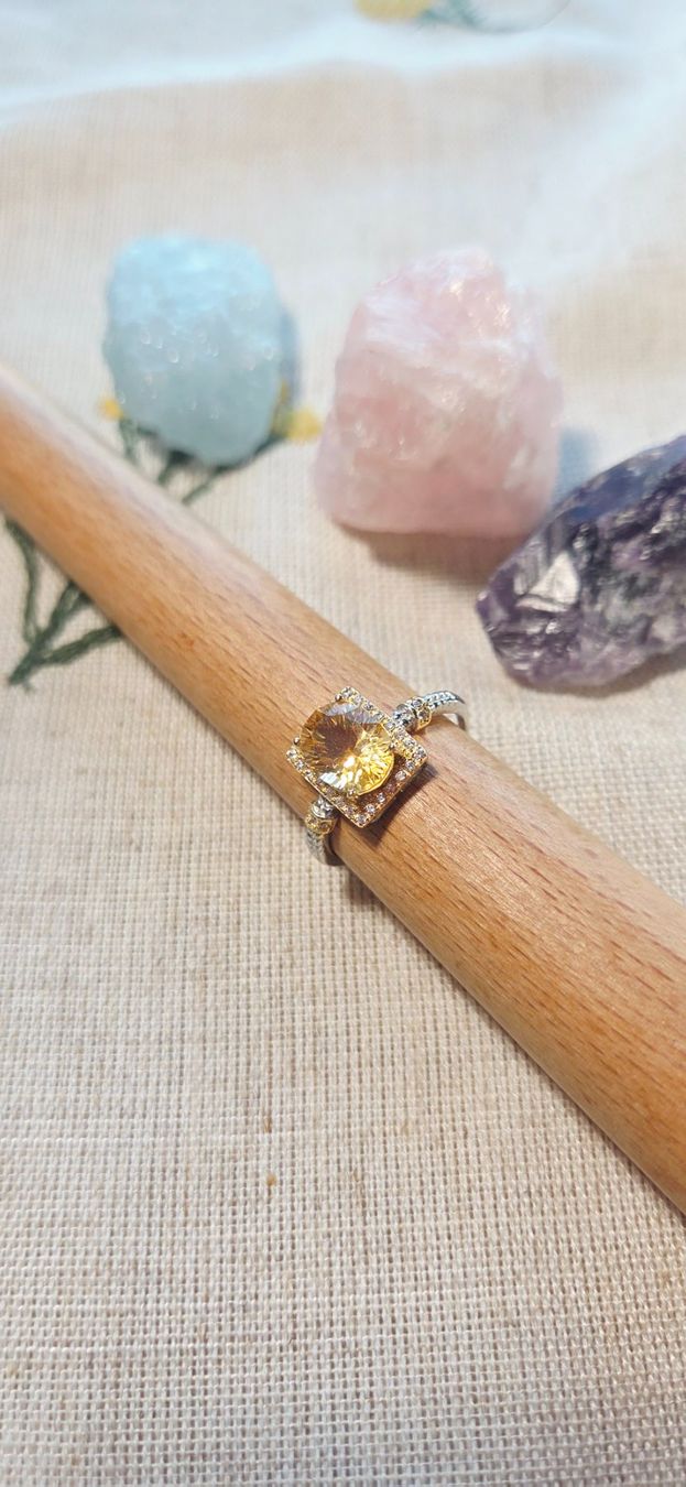 Anelli: NEW - S925 Citrine Ring (Adjustable) – Nuovo (secondo la descrizione) da Zürich venduto da cin_wcf6 2