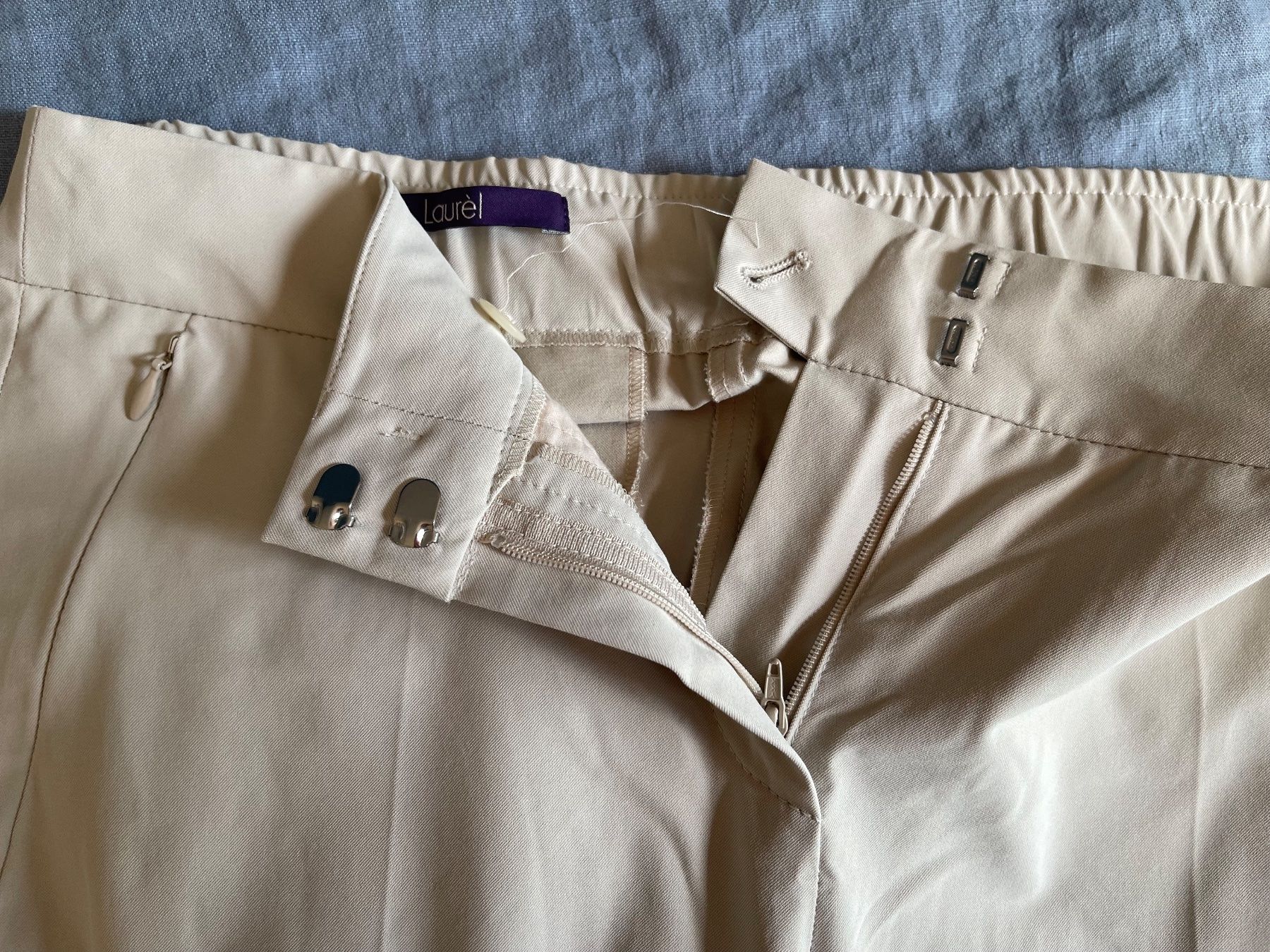 Pantaloni: Laurèl Damenhose beige, Gr 36 – Usato da Meggen venduto da tulipe21 4