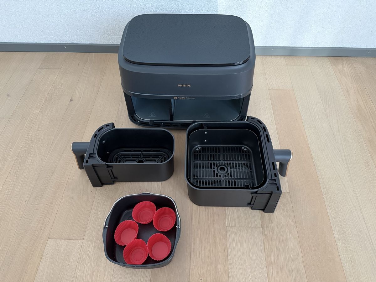 Philips Elettrodomestici da cucina: Philips Airfryer Dual Basket + Backformen + Backpapier – Usato da Dübendorf venduto da fre_bn6f 3