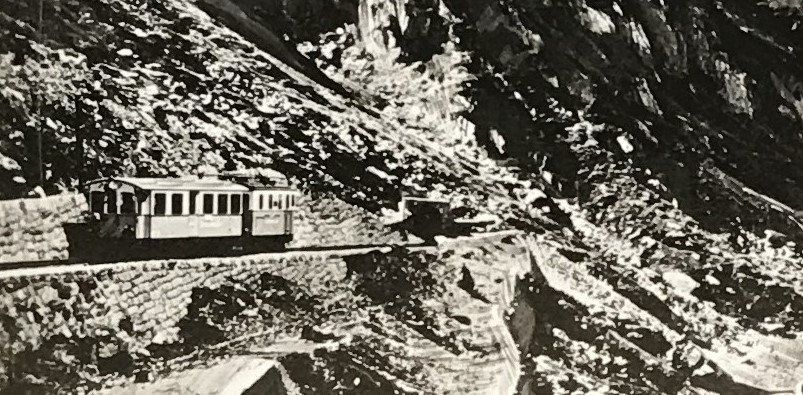 Cartoline postali: ANTIKE AK SCHÖLLENENBAHN – Usato da Ostermundigen venduto da wini63 2