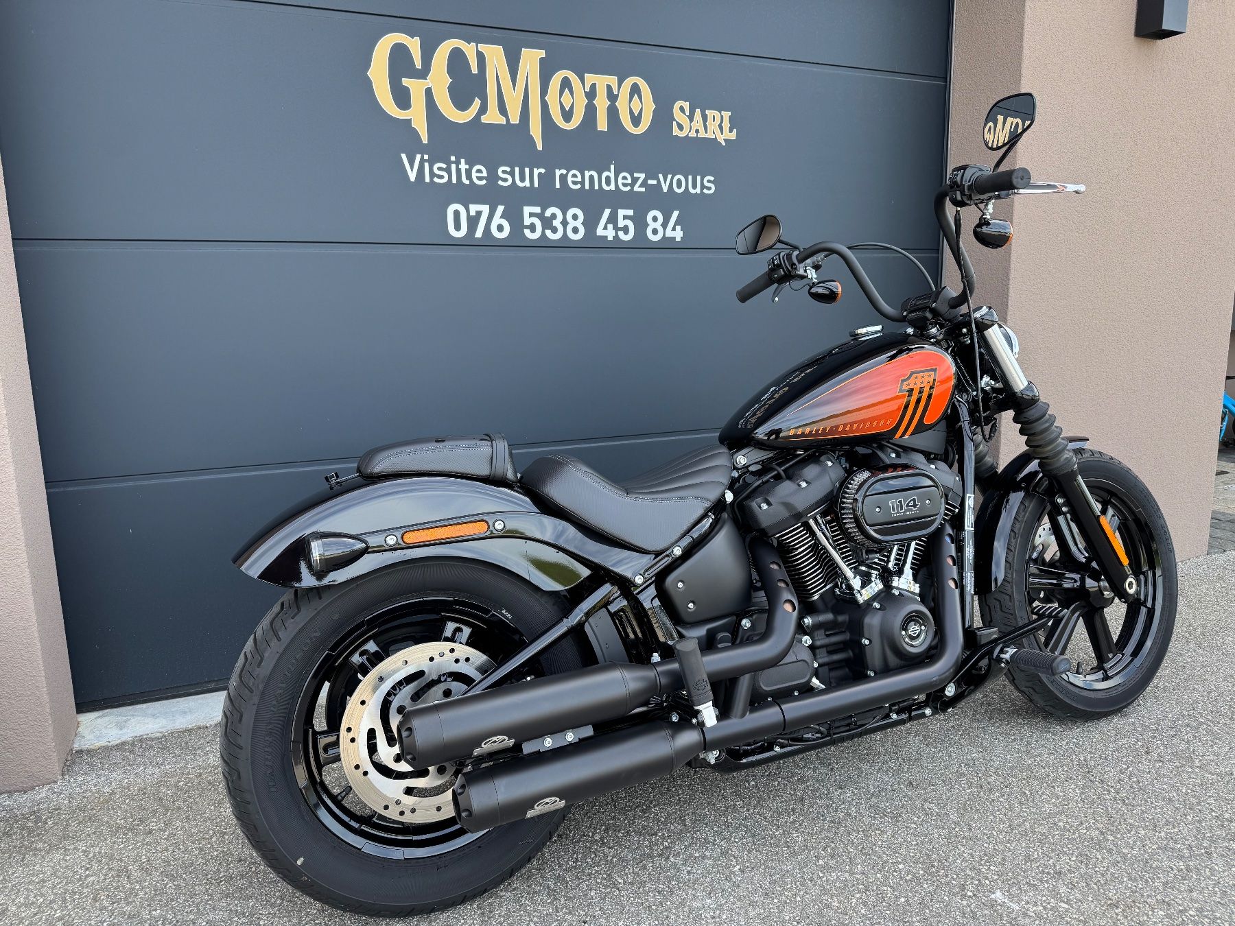 Harley-Davidson Chopper: Harley Davidson Softail 115 Street Bob LEASING POSSIBLE – Usato da Echallens venduto da HD90 1