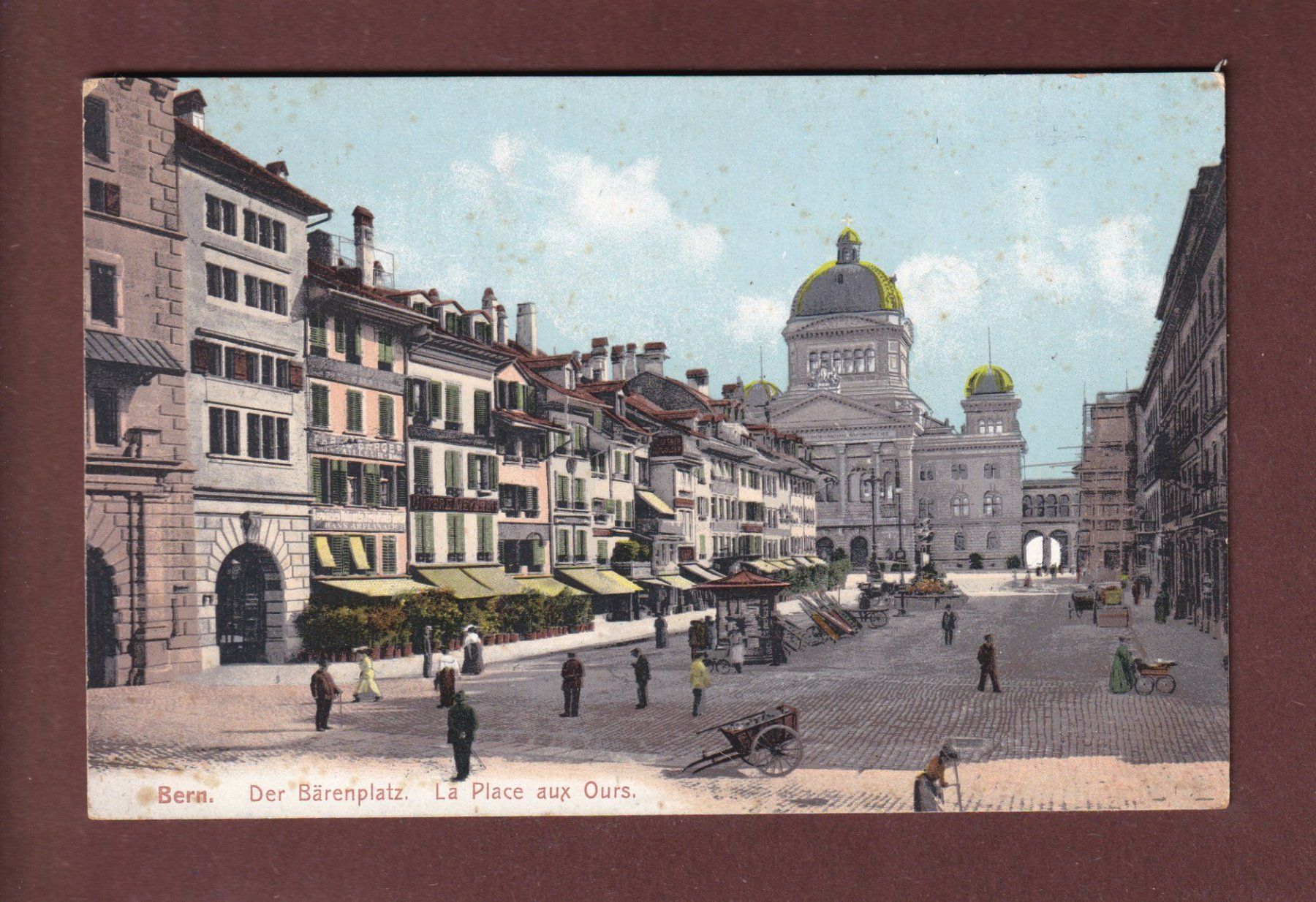 Cartes postales: BERN - Bärenplatz - 1910 Feldpost – D'occasion à Pully par nicecards-shop