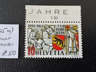 Tous les timbres: 6 ABARTEN Schweiz, postfrisch/gestempelt – D'occasion à Stallikon par HILDECH1 5