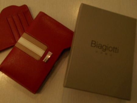 BIAGIOTTI  Portemonnaie Kreditkarten ETUI Biagiotti Leder
