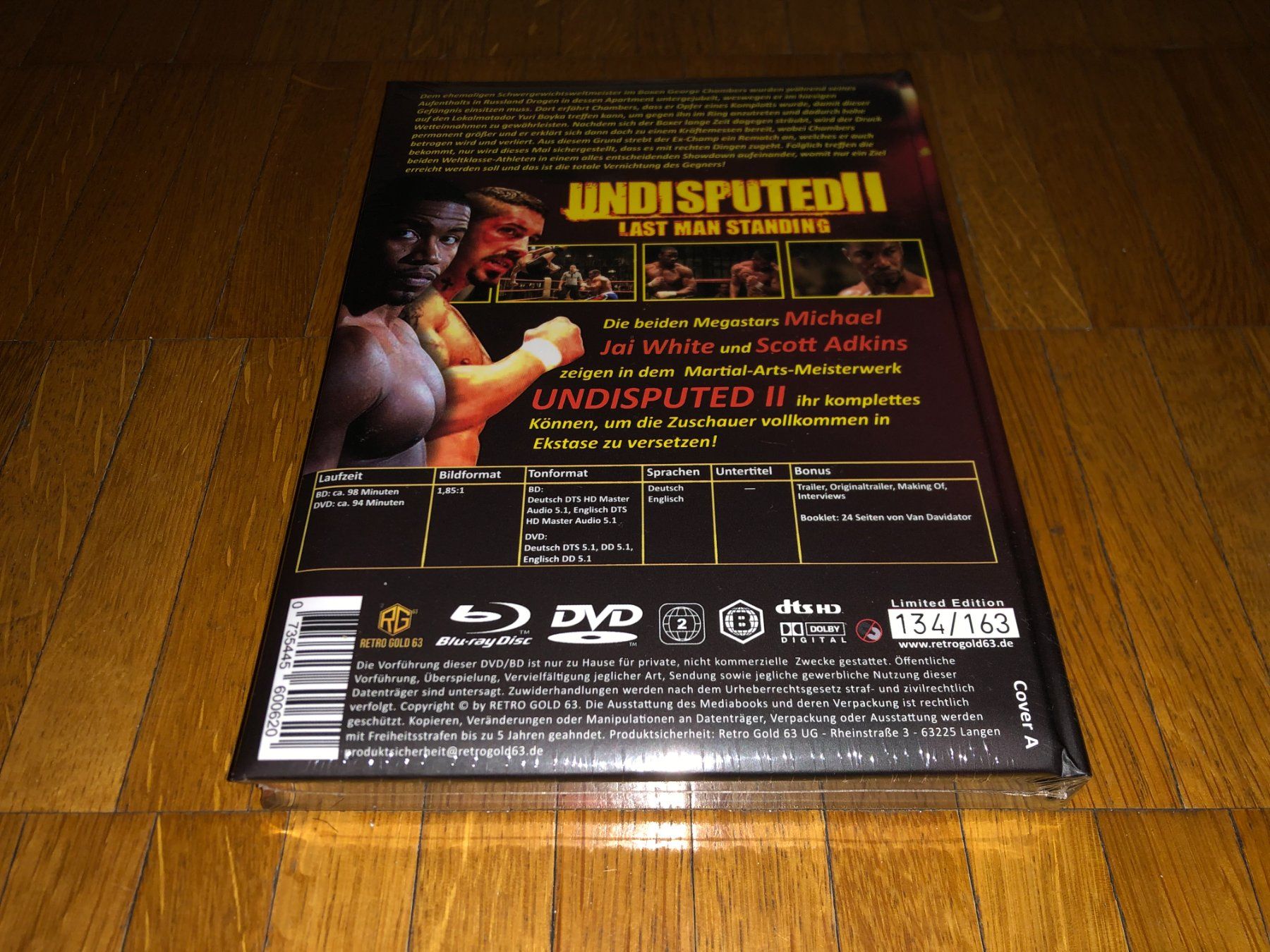 Tutti i DVDs: Undisputed 2 - MEDIABOOK - WATTIERT - A - UNCUT – Nuovo e nell'imballaggio originale da Basel venduto da havsok 1