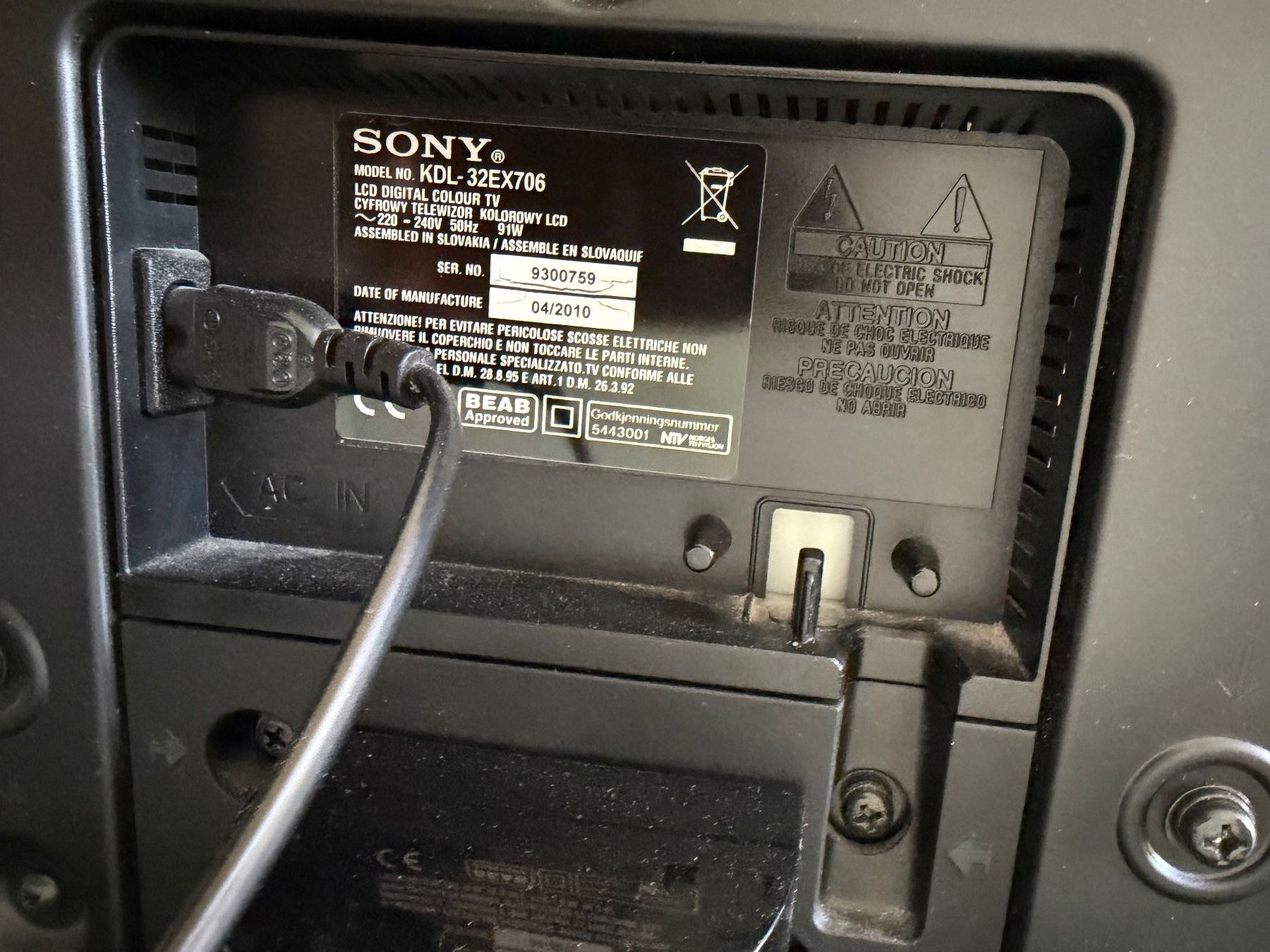 Sony Televisori: Sony KDL-32EX706 – Usato da Sedrun venduto da puremind 1
