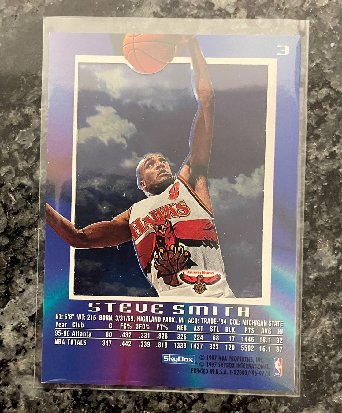 Nba Carte collezionabili: NBA Steve Smith Skybox EX2000 96/97 Card – Nuovo (secondo la descrizione) da Muttenz venduto da joba23 1
