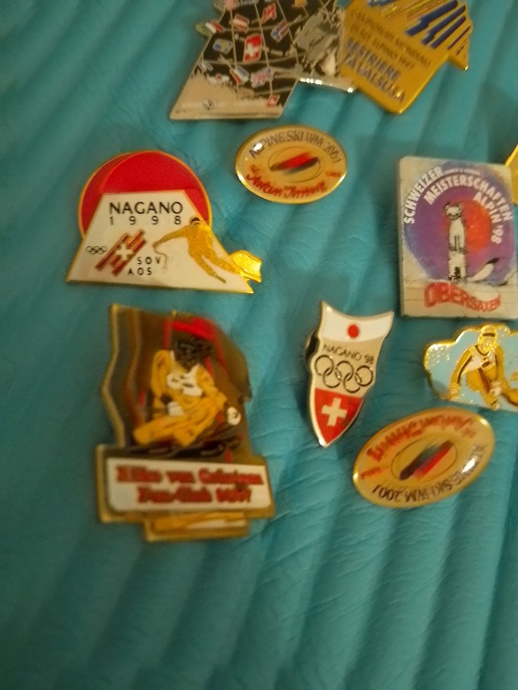 Placchette & Badge: 10 div Ski Pins – Usato da Erlenbach ZH venduto da Spinatkopf50 1