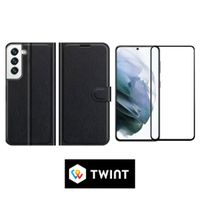 Leder Wallet Hülle Schwarz für Samsung Galaxy Note 10 Lite