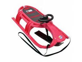 KHW Schlitten Snow Tiger de Luxe Pink