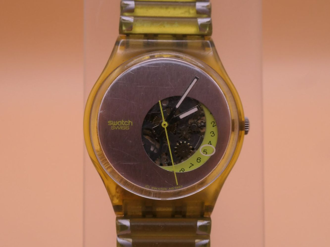 Swatch Uhren: Swatch Gent Flex "SPOK" GK408, neue Batterie – Gebraucht aus Thun von CHRONOTIKA